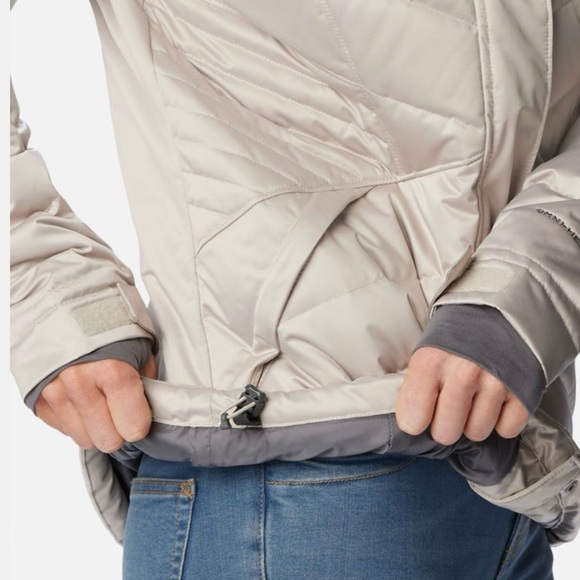 Columbia Down Jacket Plus Size Omni Heat Infinity Lay D lll Fur SnowBoard Ski 1X - Picture 8 of 13